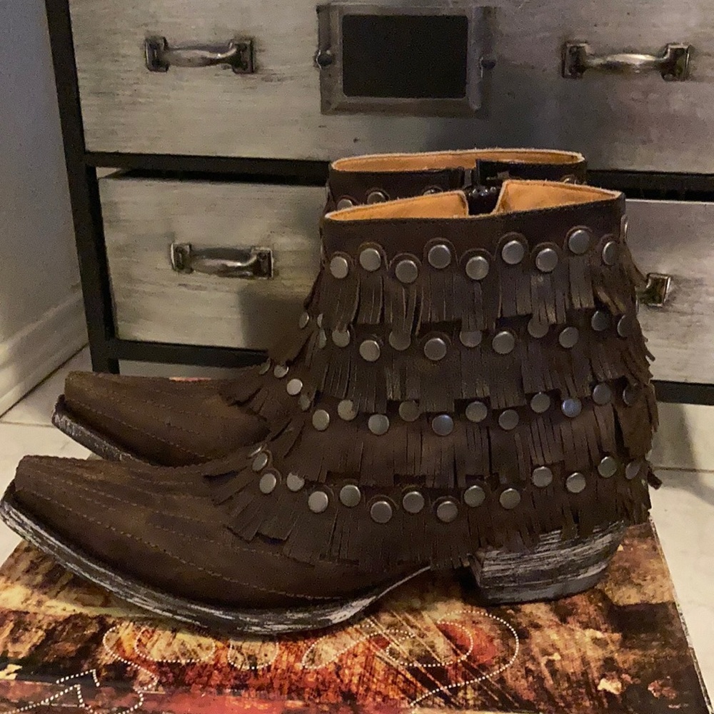 Chocolate Old Gringo Medusa 6 inch boots